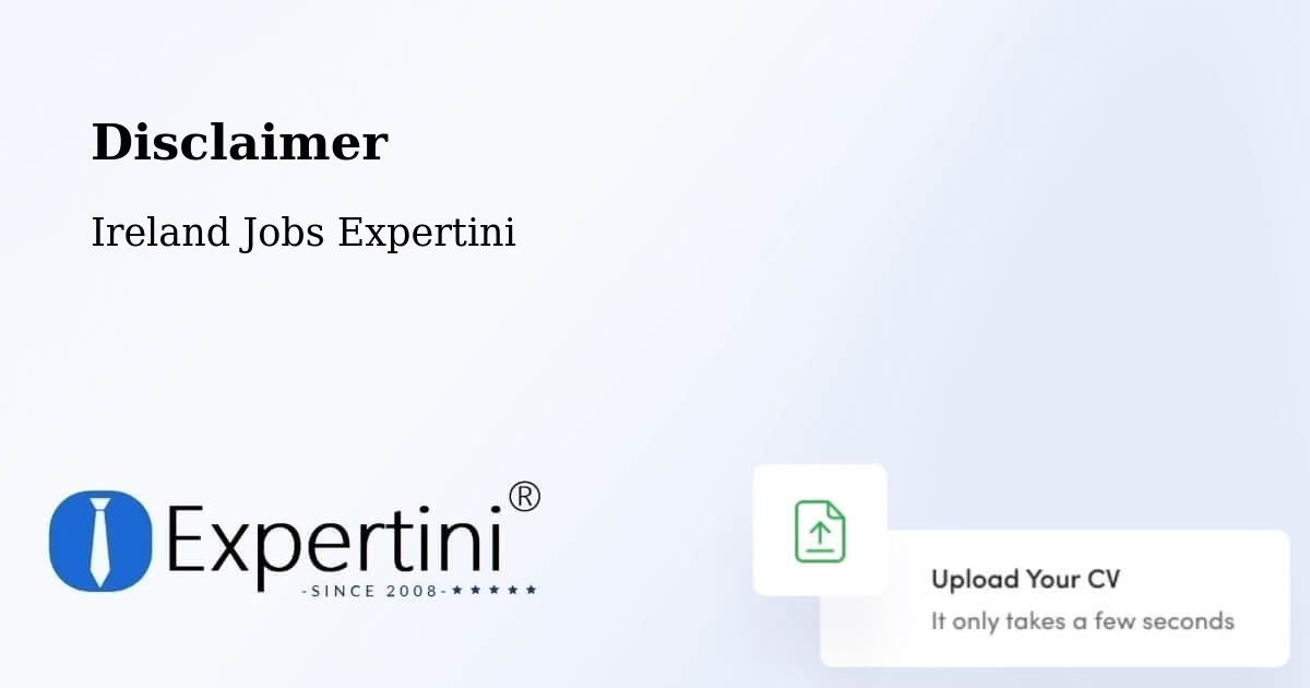 Disclaimer – Roscommon - Ireland Jobs Expertini